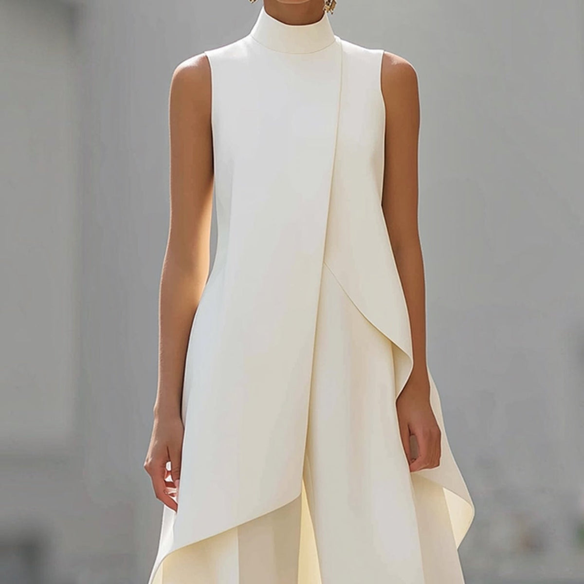 Serafina | Completo asimmetrico con pantaloni