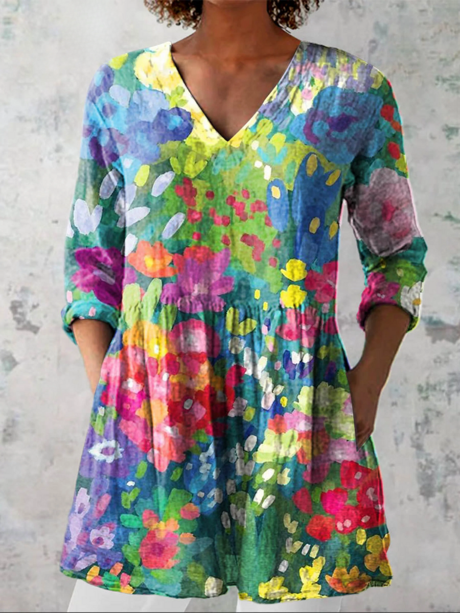 Mirella | Tunica Floreale Colorata