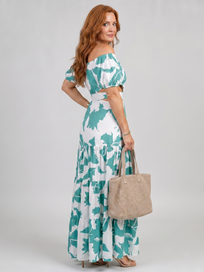 Mirella | Abito lungo con cut-out