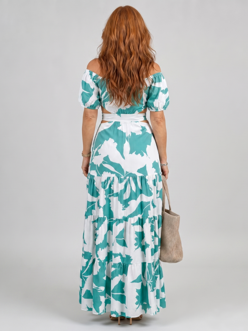 Mirella | Abito lungo con cut-out