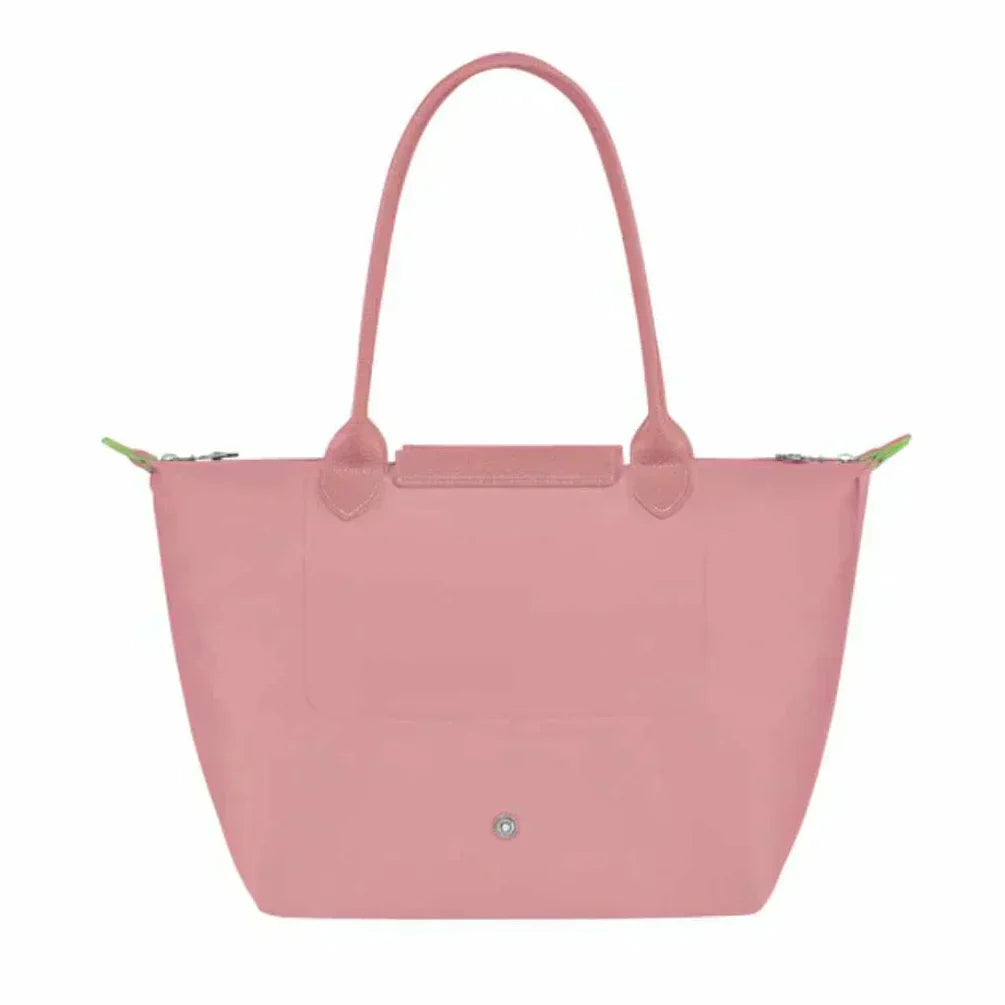 Pink Borsa Grande Pieghevole in Nylon, Rosa Petalo