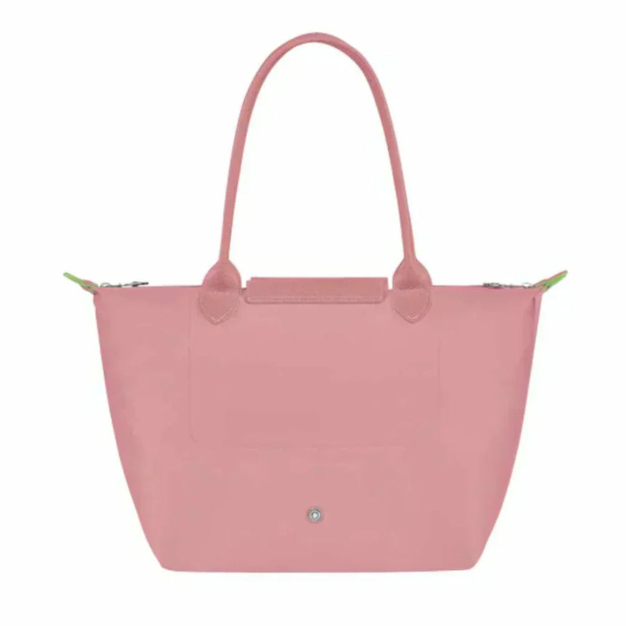 Pink Borsa Grande Pieghevole in Nylon, Rosa Petalo