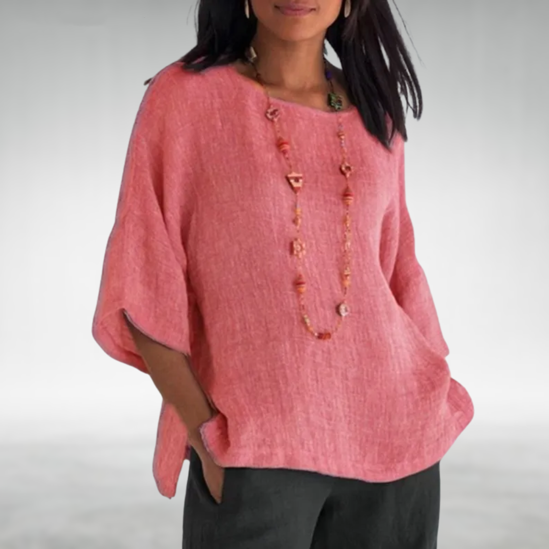 Maddalena | Blusa ampia in lino