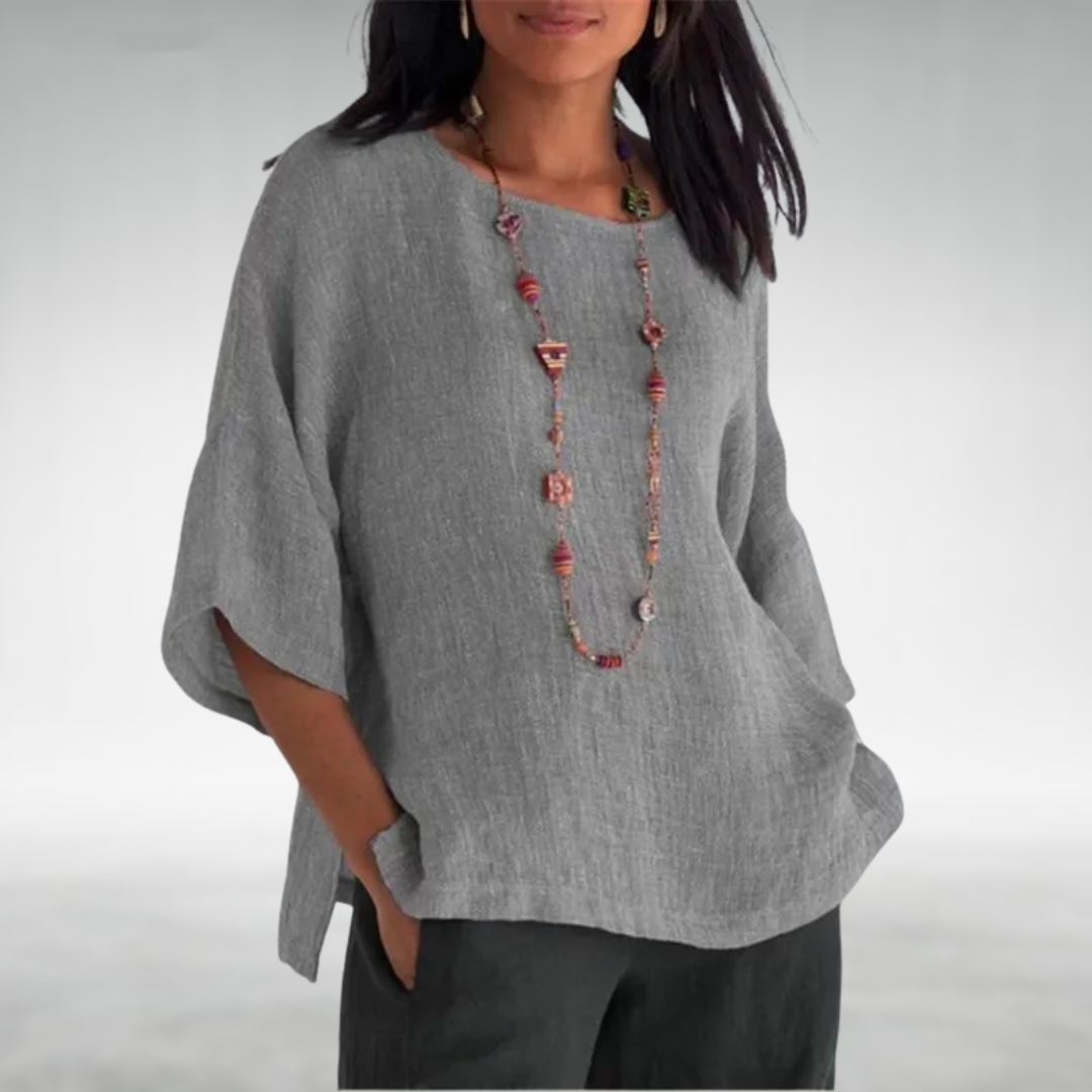 Maddalena | Blusa ampia in lino