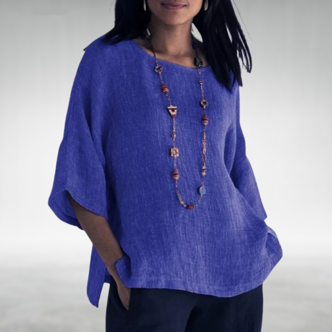 Maddalena | Blusa ampia in lino