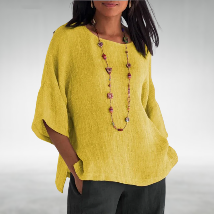 Maddalena | Blusa ampia in lino
