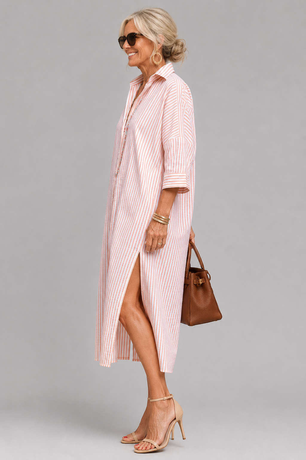 Martina | Abito camicia a righe