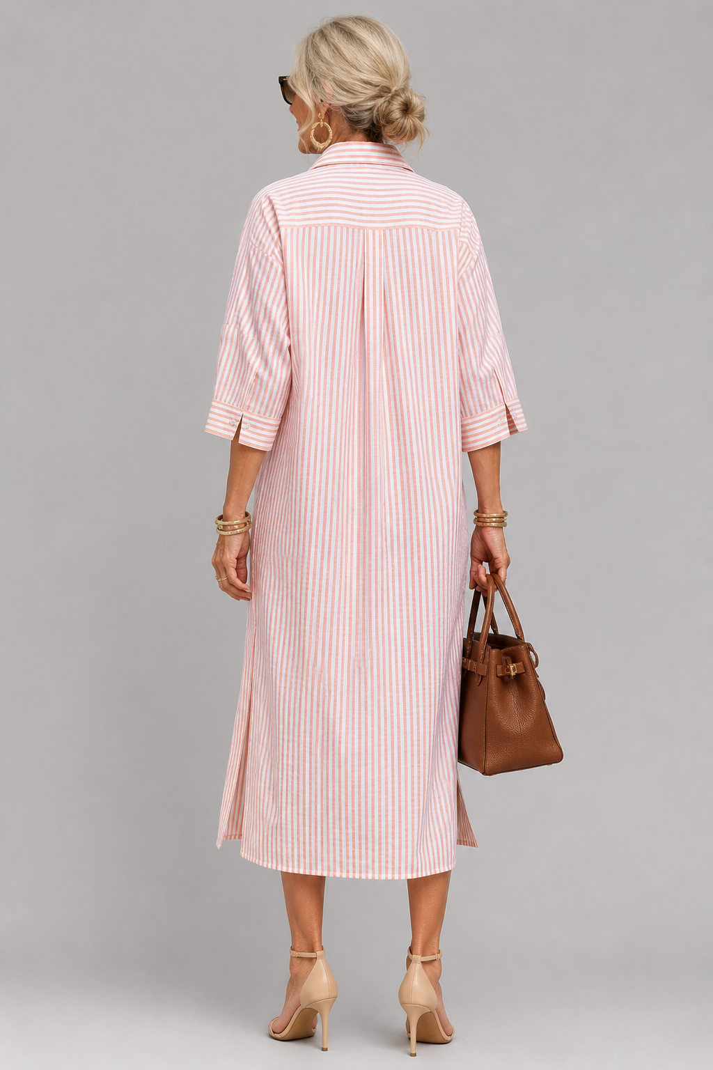 Martina | Abito camicia a righe