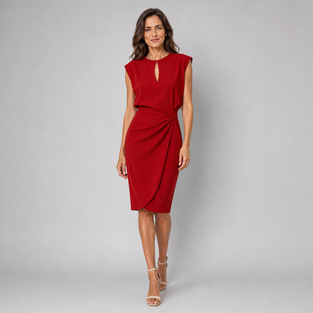 Camilla | Abito Drappeggiato Midi
