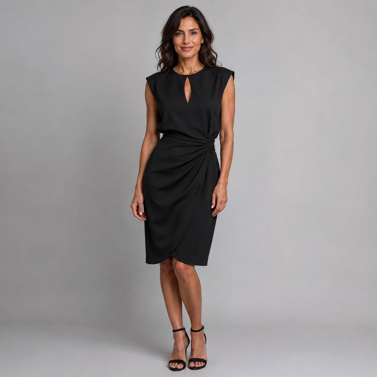 Camilla | Abito Drappeggiato Midi