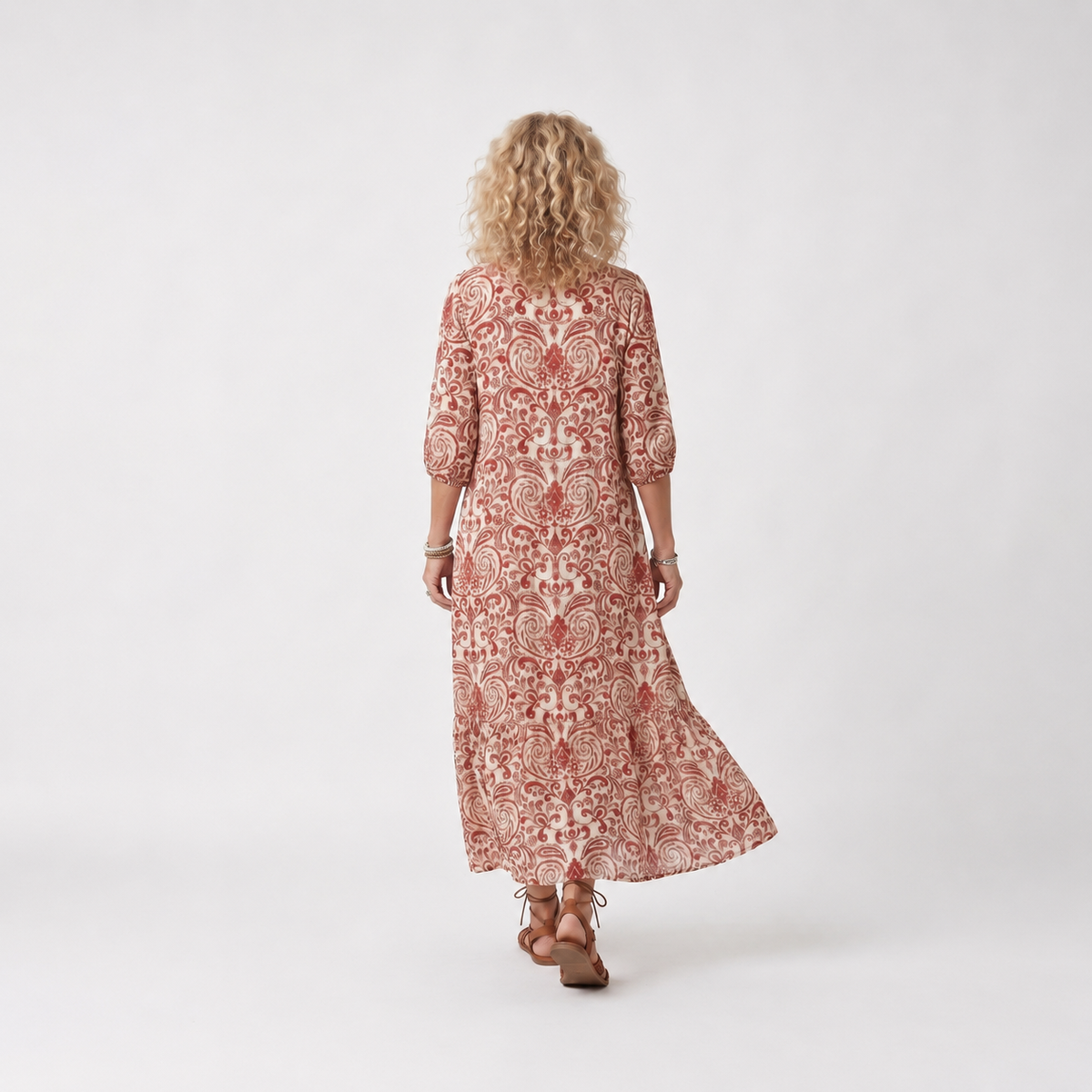 Rosalia | Abito Lungo Ornamentale