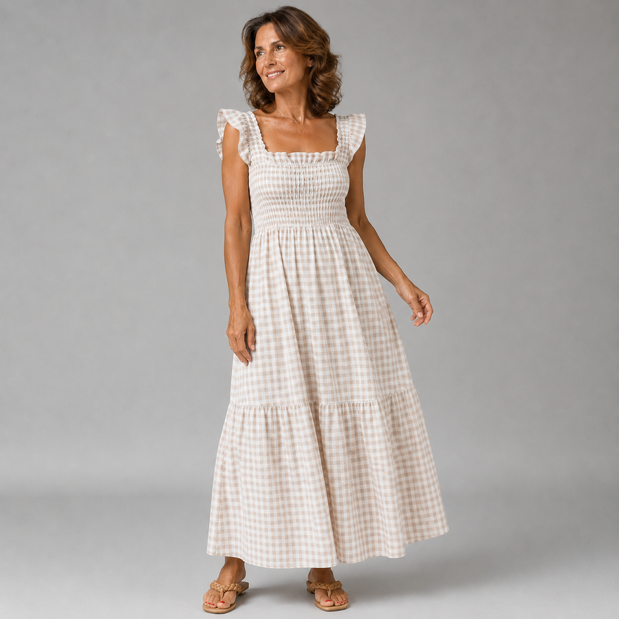 Beatrice | Abito Lungo Vichy
