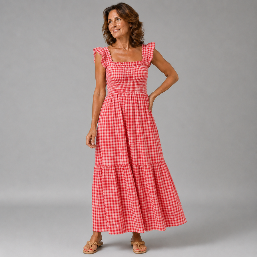 Beatrice | Abito Lungo Vichy