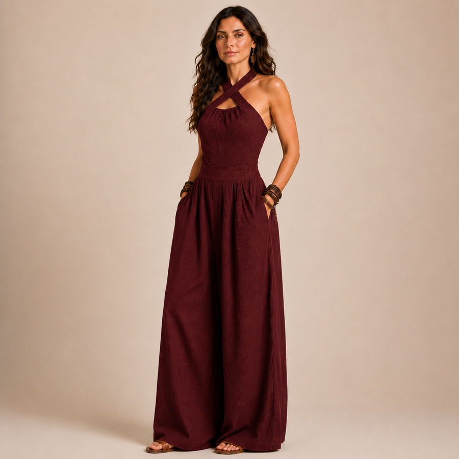 Elettra | Tuta Halter Fluida