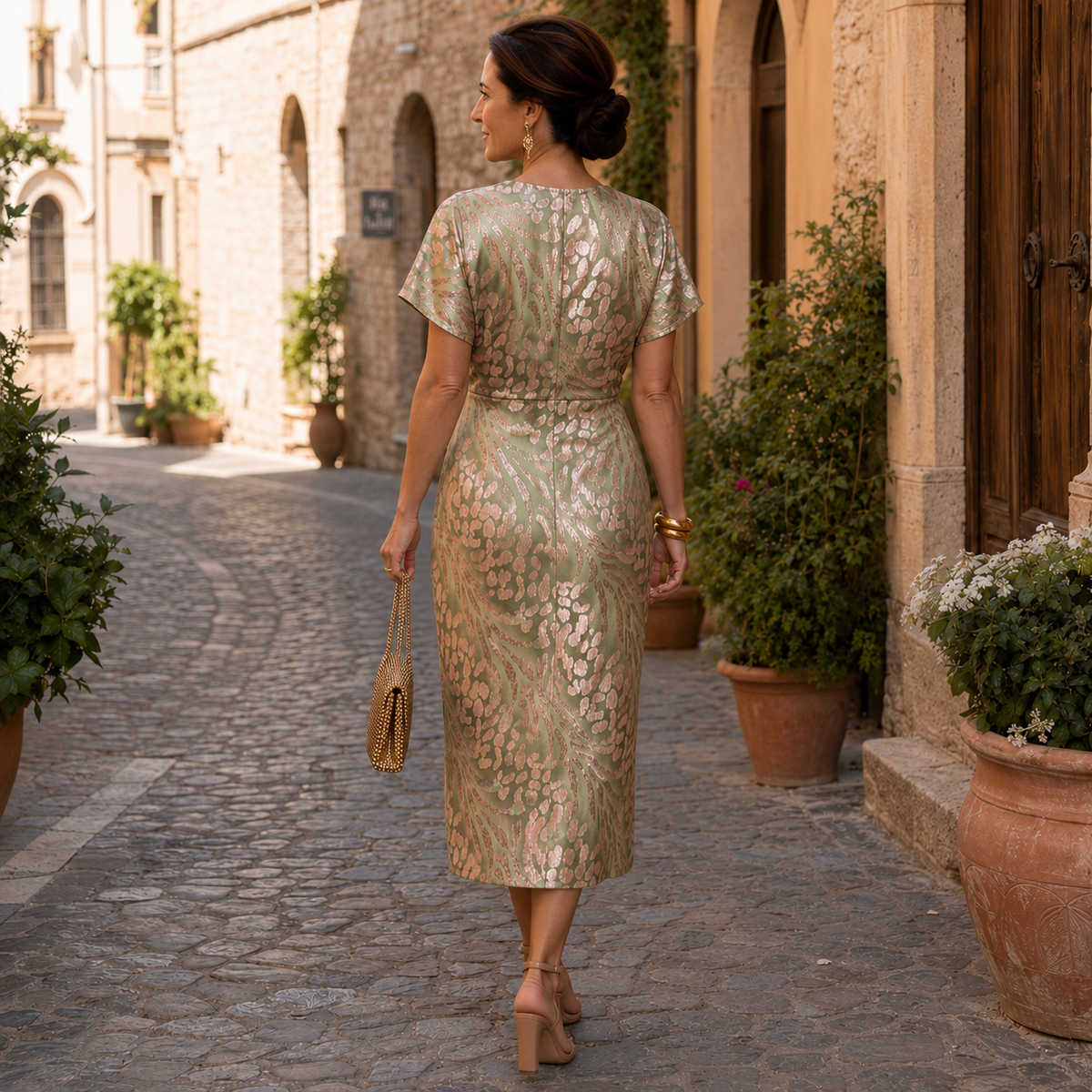 Livia | Abito Jacquard Midi