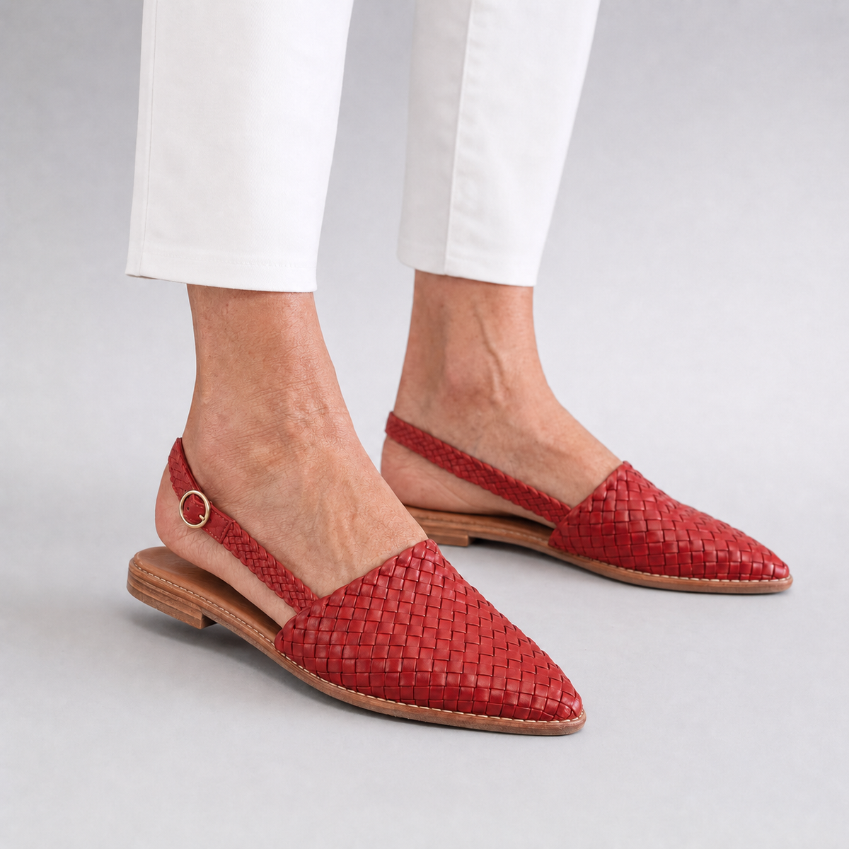 Sabina | Ballerine intrecciate slingback