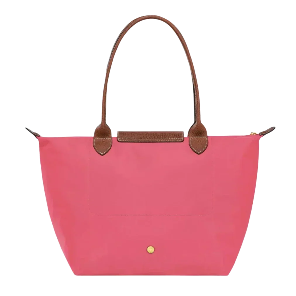 Borsa Grande Pieghevole in Nylon, Granatina