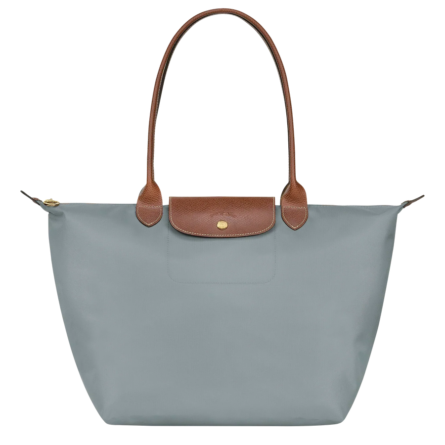 Borsa Grande Pieghevole in Nylon, Acciaio