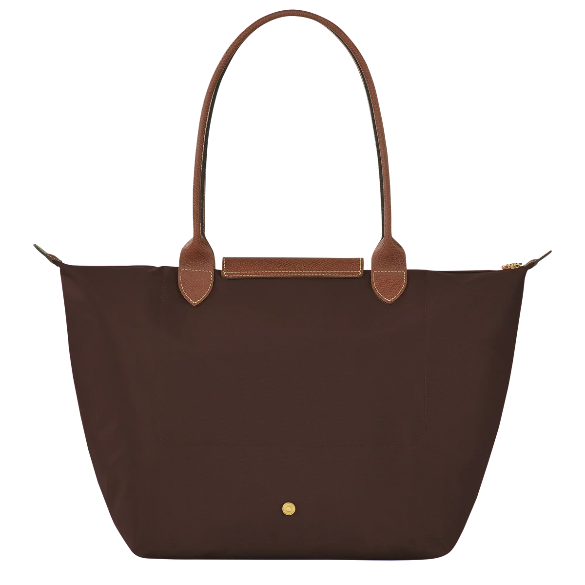 Borsa Grande Pieghevole in Nylon, Ebano