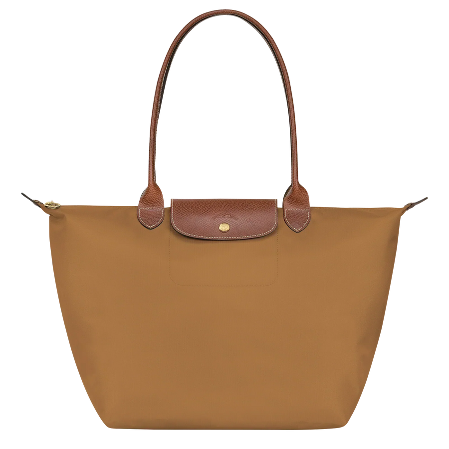 Borsa Grande Pieghevole in Nylon, Fulvo