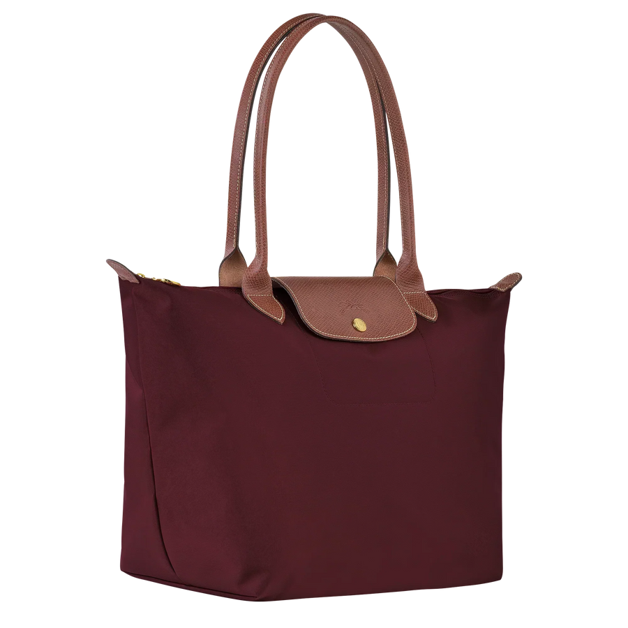 Borsa Grande Pieghevole in Nylon, Bordeaux