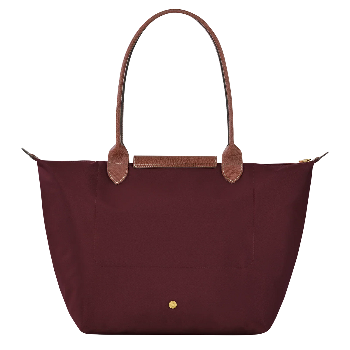 Borsa Grande Pieghevole in Nylon, Bordeaux