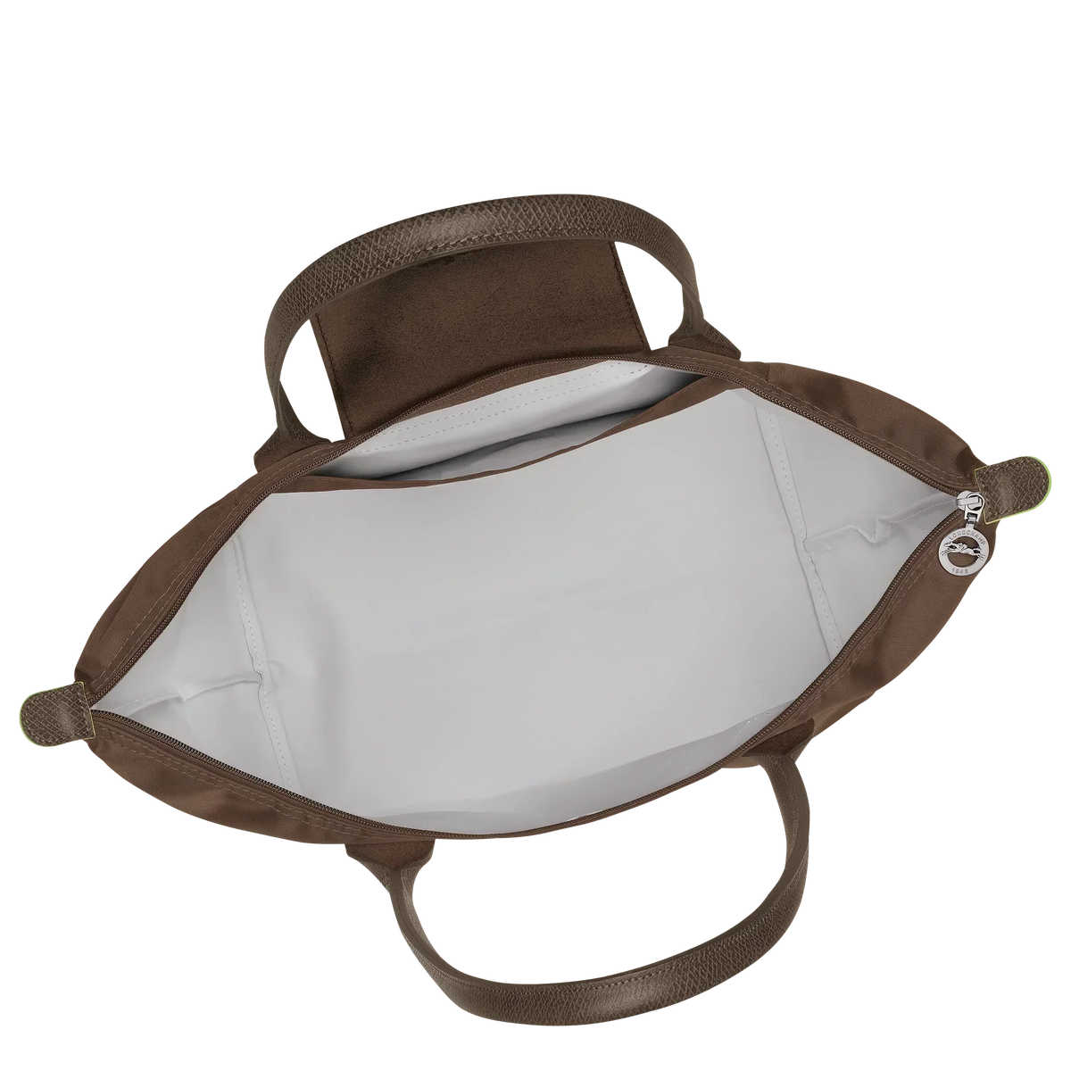 Borsa Grande Pieghevole in Nylon, Terra