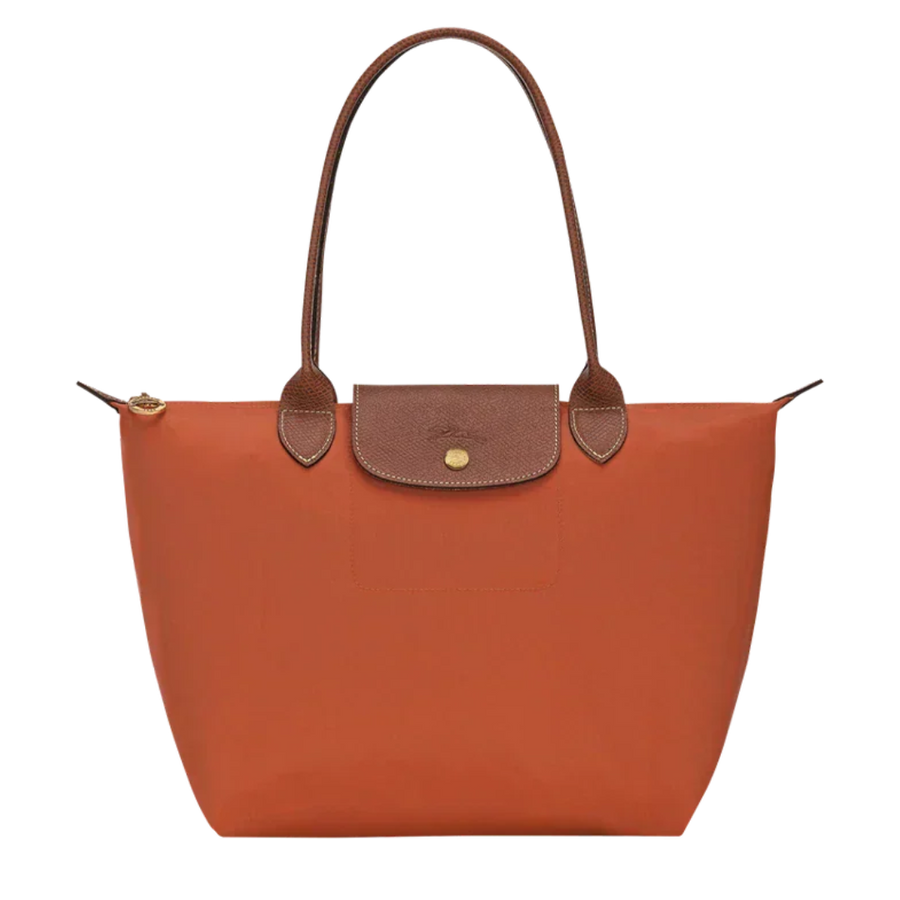 Borsa Grande Pieghevole in Nylon, Mattone