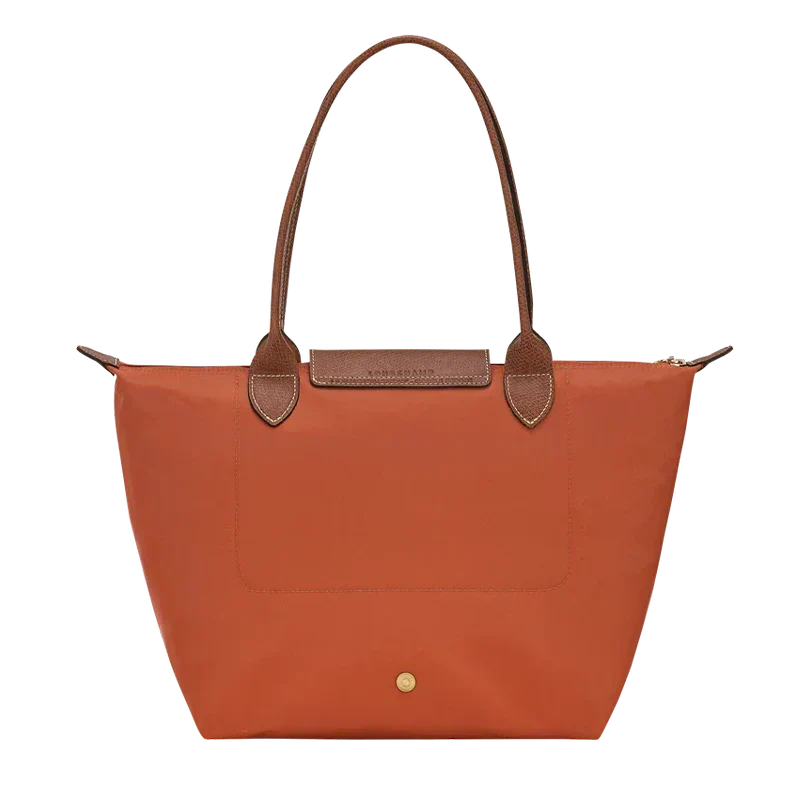 Borsa Grande Pieghevole in Nylon, Mattone