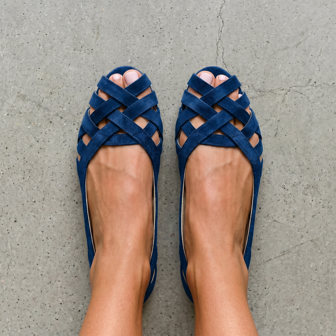 Ginevra | Ballerine Intrecciate Aperte