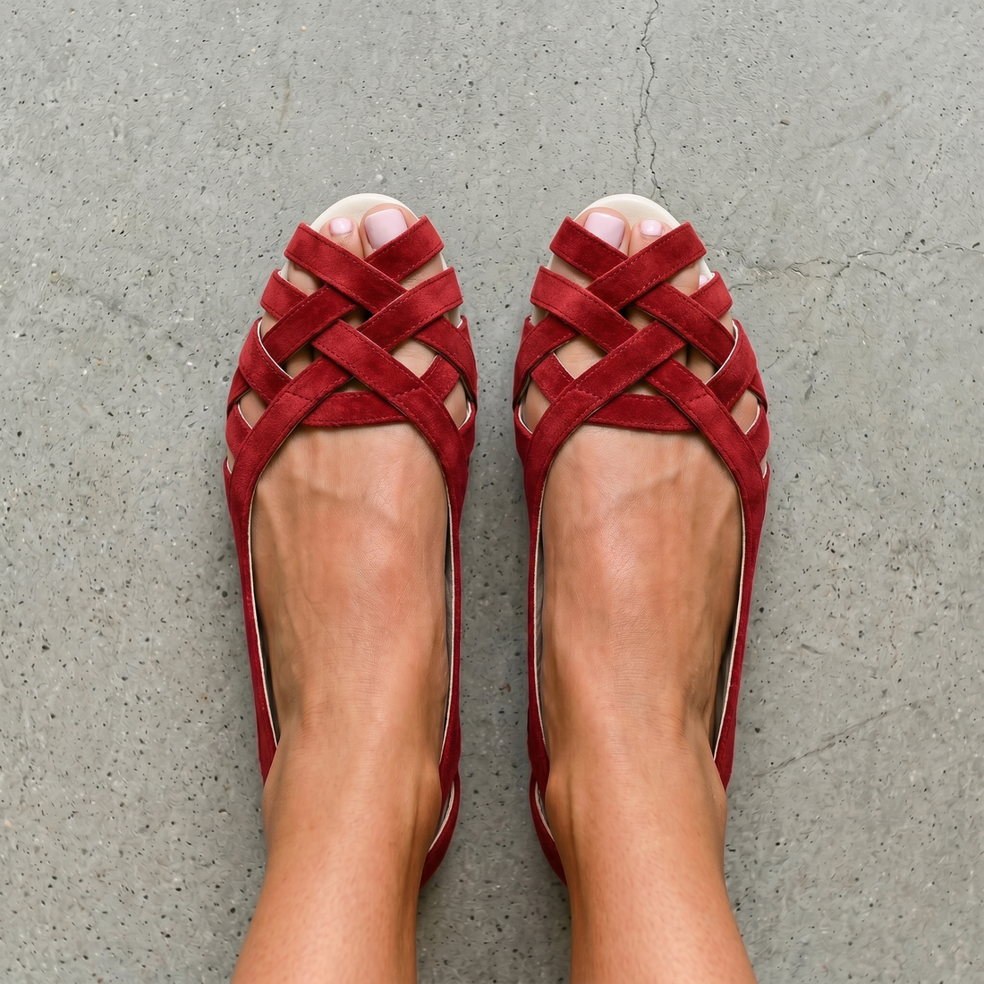 Ginevra | Ballerine Intrecciate Aperte