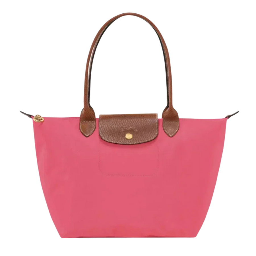 Borsa Grande Pieghevole in Nylon, Granatina