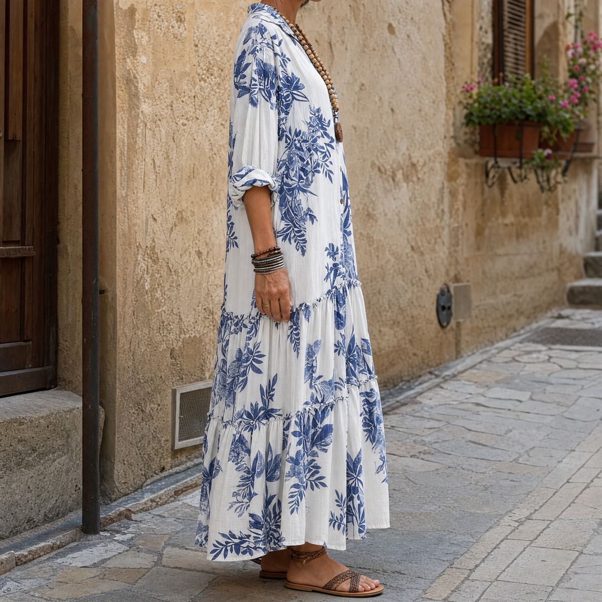 Ginevra | Abito chemisier floreale