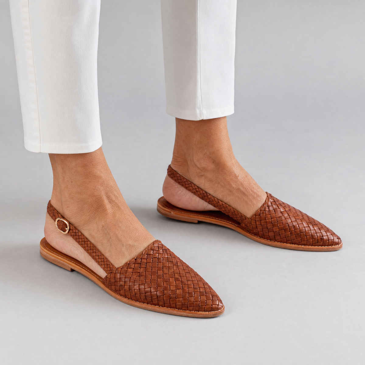 Sabina | Ballerine intrecciate slingback