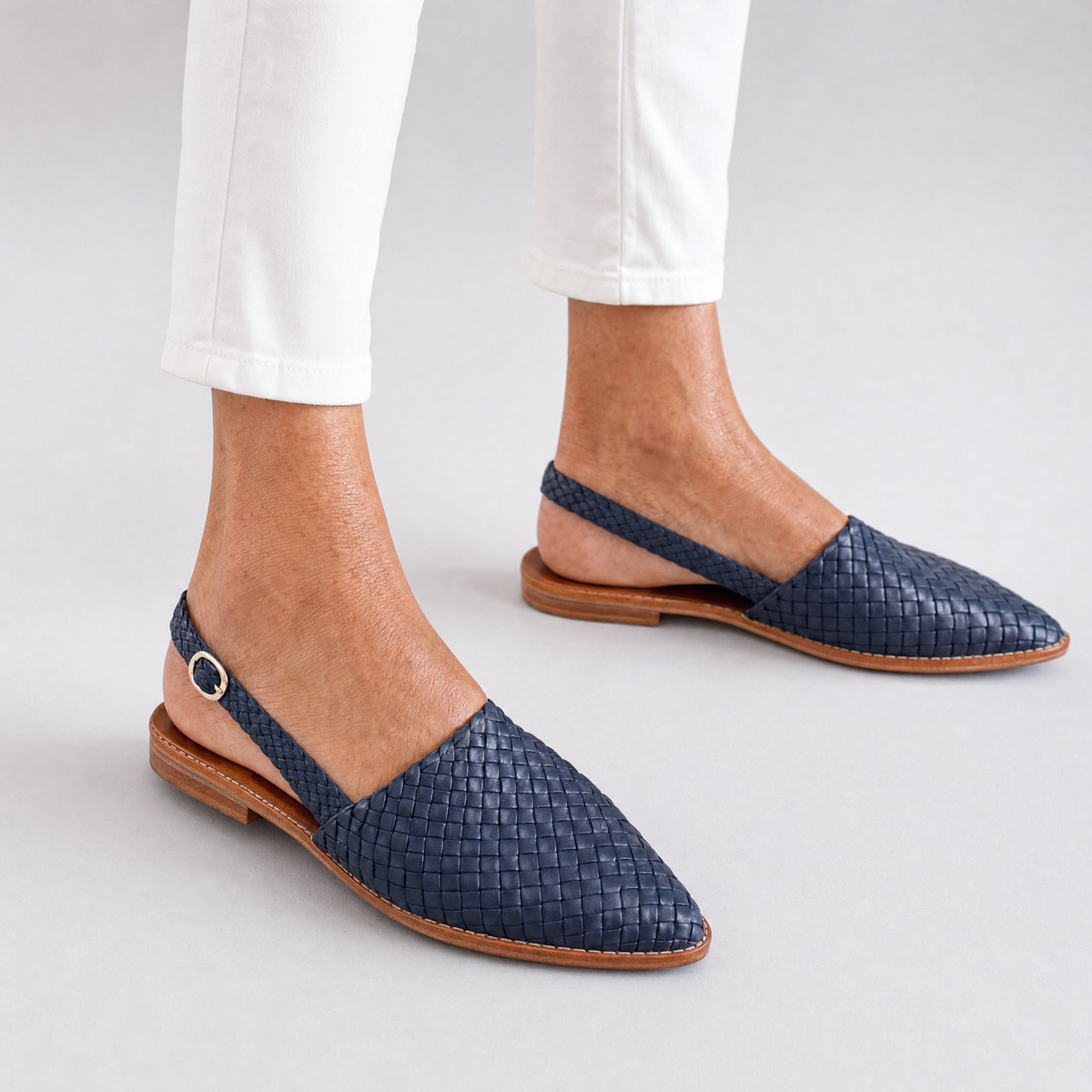 Sabina | Ballerine intrecciate slingback